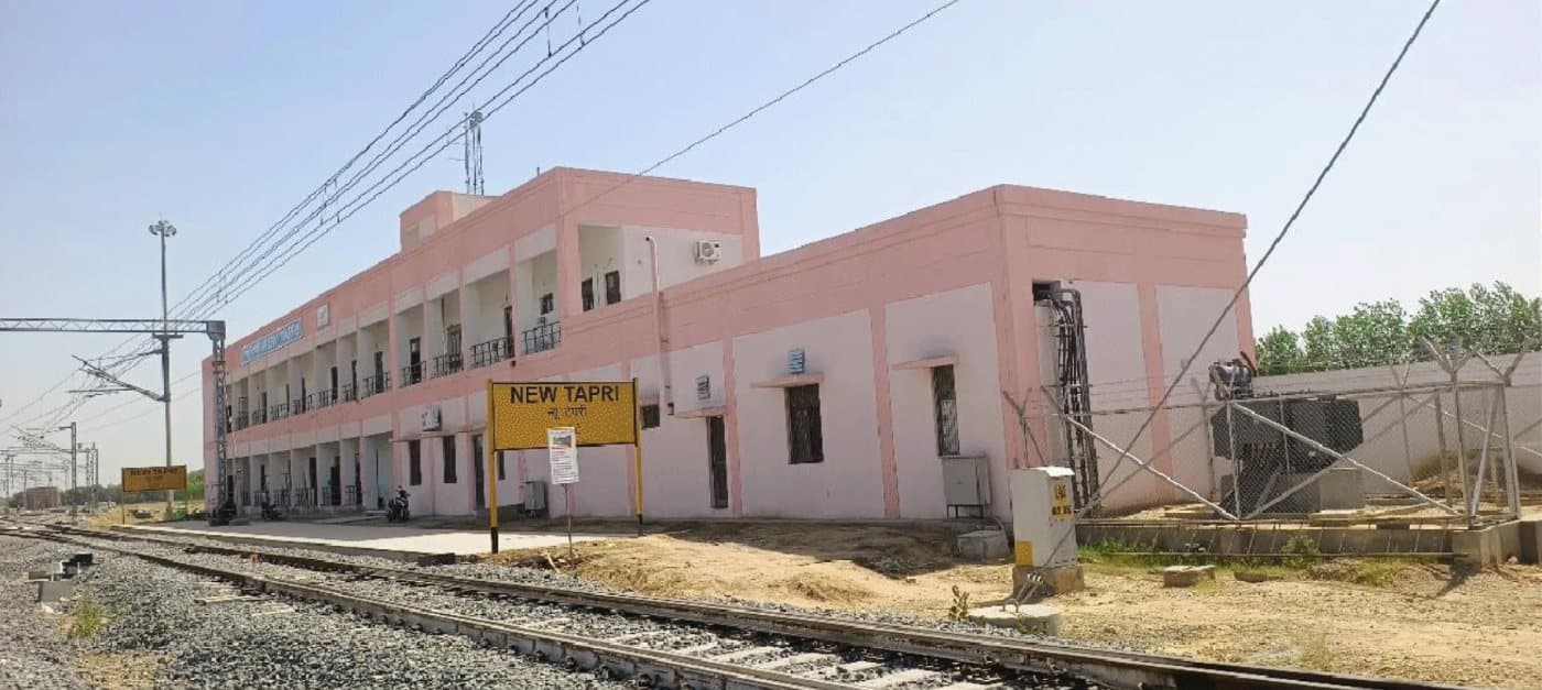 DFCC corridor station building & staff colony — Station building G+2, maintenance department, 09 blocks, staff colony G+2